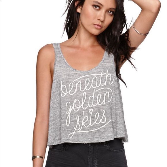 Kendall & Kylie Tops - 🌸 Kendall and Kylie Beneath Golden Skies Tank